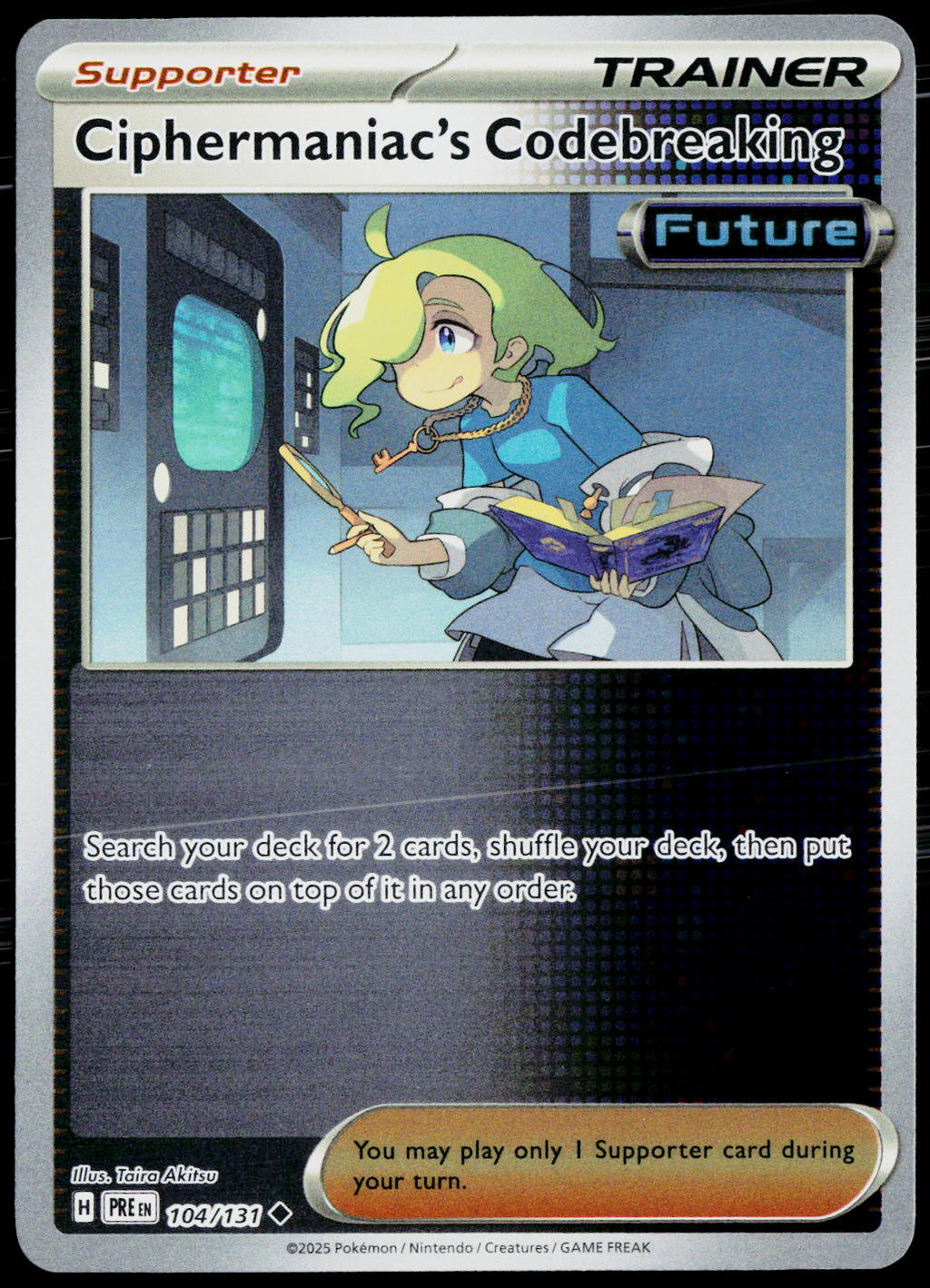 Ciphermaniac's Codebreaking 104/131 EN — original front scan