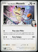 Team Rocket's Meowth 149/182 EN non-holo - original scanned front