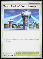Team Rocket's Watchtower 180/182 EN non-holo - original scanned front