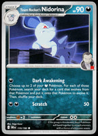 Team Rocket's Nidorina 115/182 EN non-holo - original scanned front