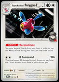 Team Rocket's Porygon-Z 155/182 EN non-holo - original scanned front