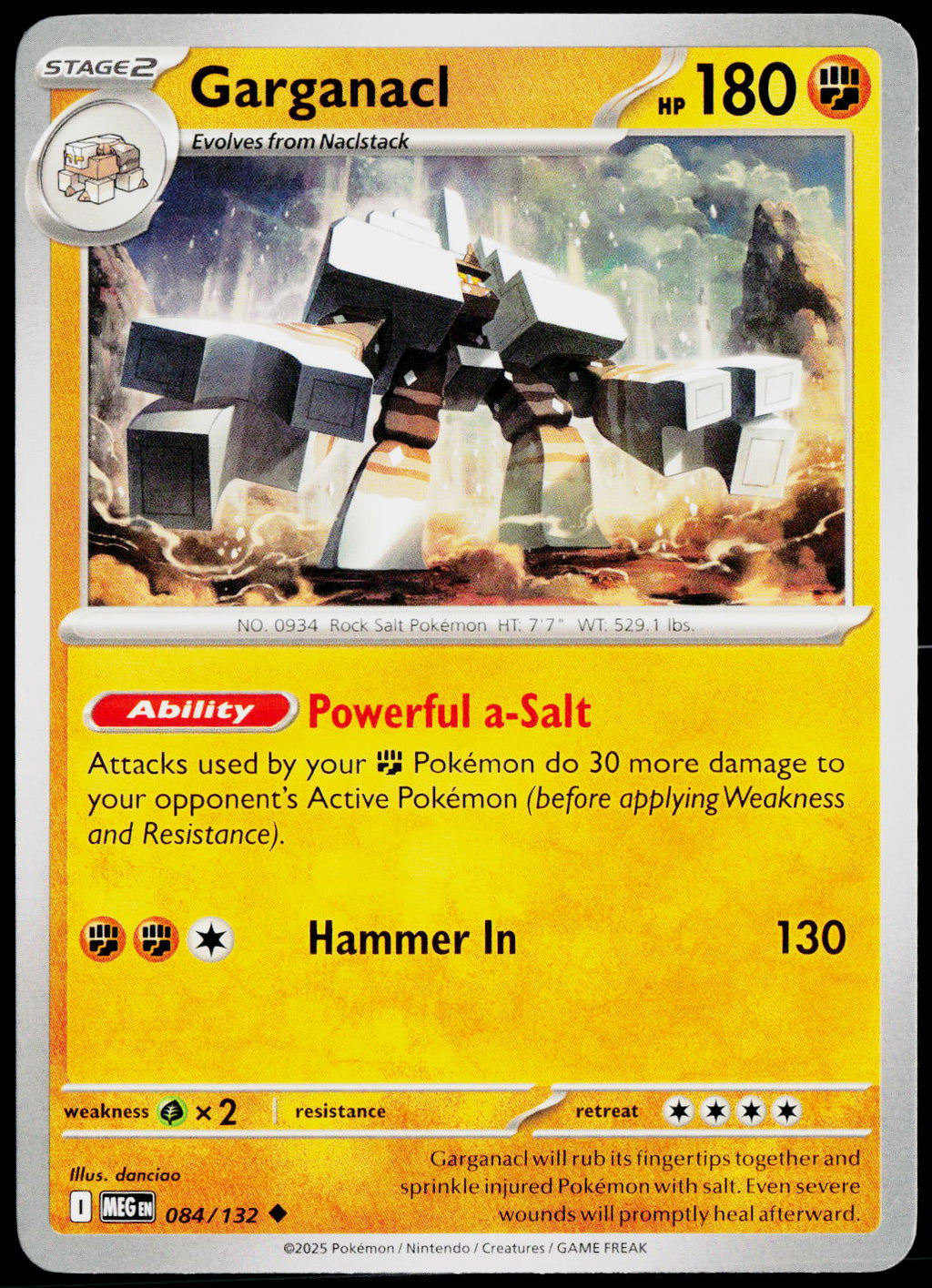 Garganacl 084/132 EN non-holo - original scanned front