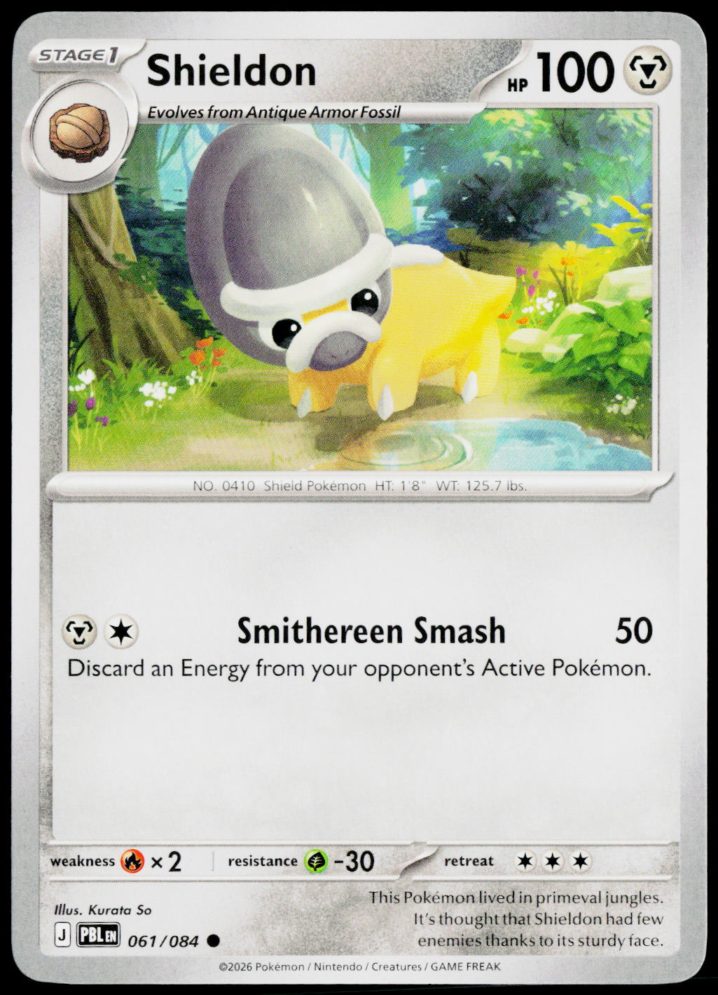 Shieldon 061/084 EN non-holo - original scanned front