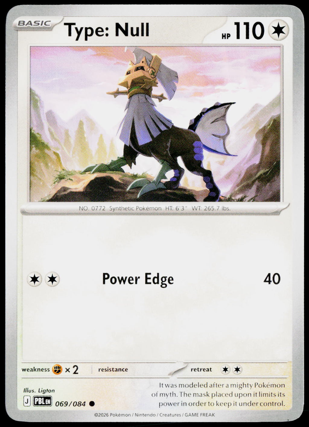 Type: Null 069/084 EN non-holo - original scanned front