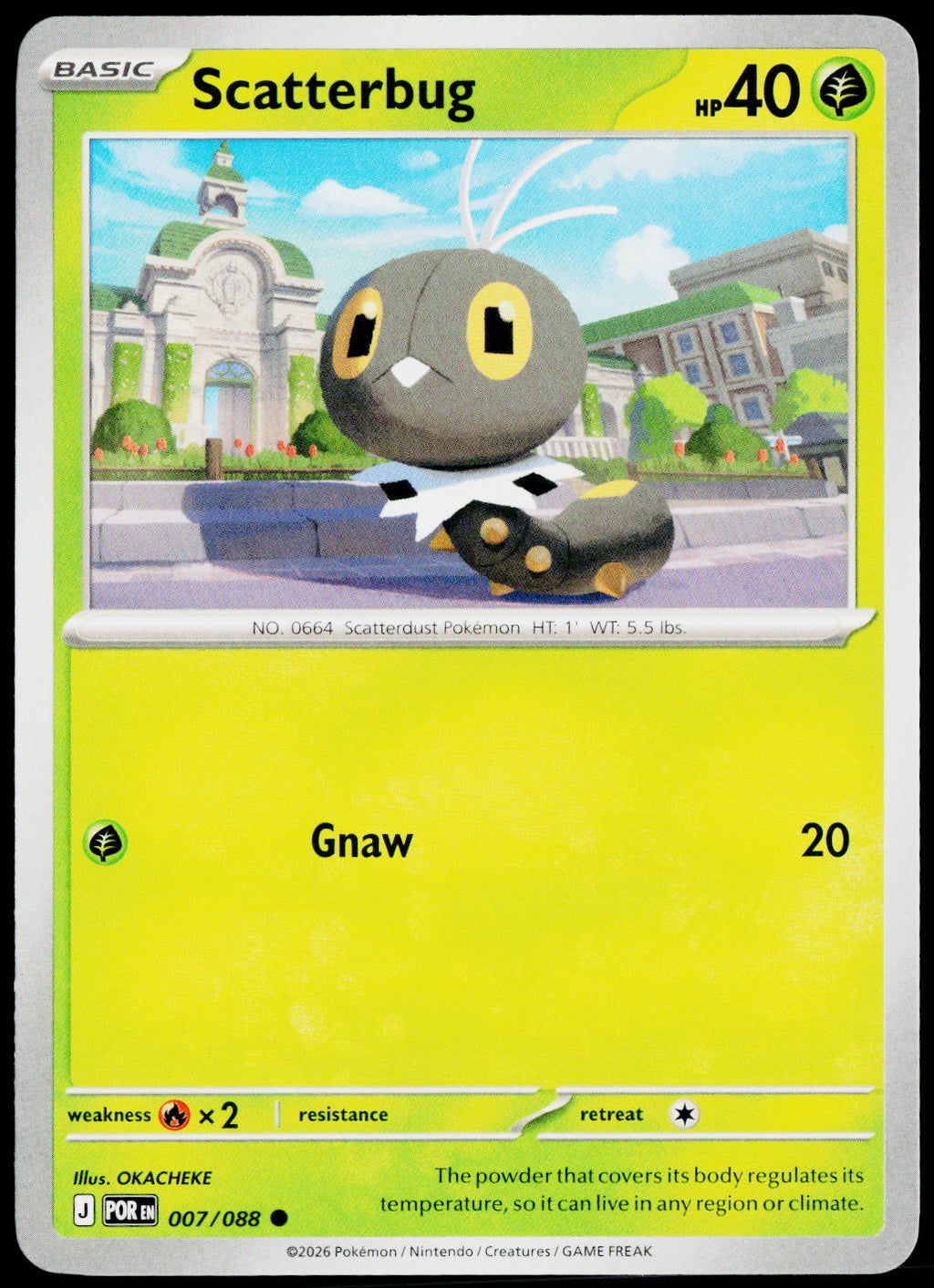 Scatterbug 007/088 EN non-holo - original scanned front