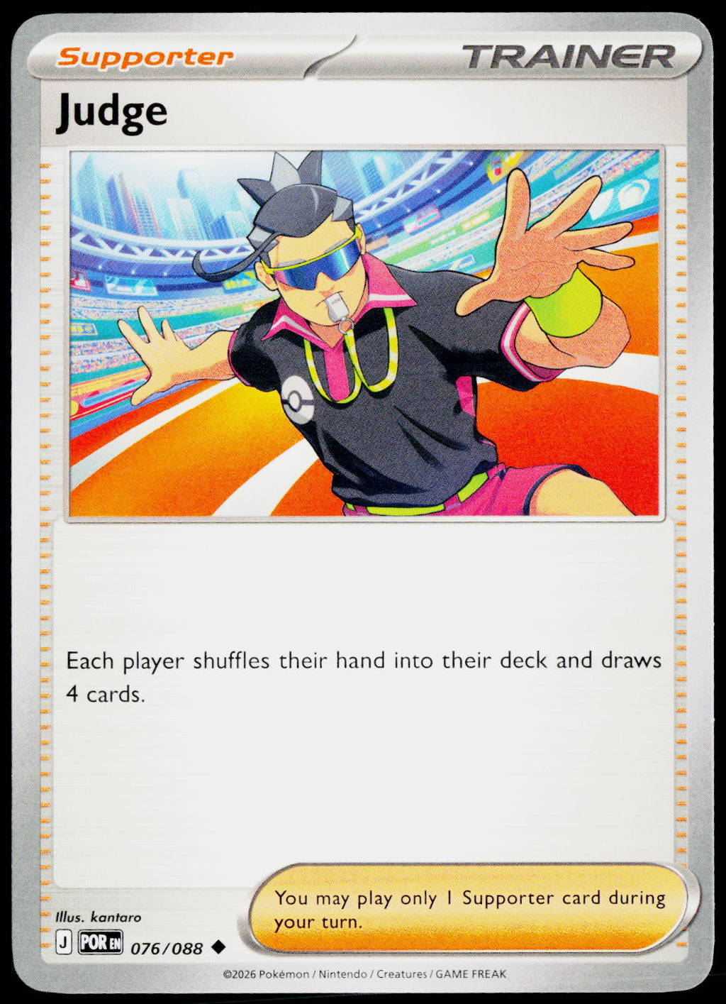 Judge 076/088 EN non-holo - original scanned front