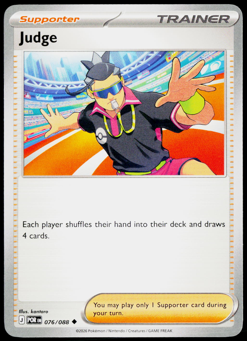 Judge 076/088 EN non-holo - original scanned front