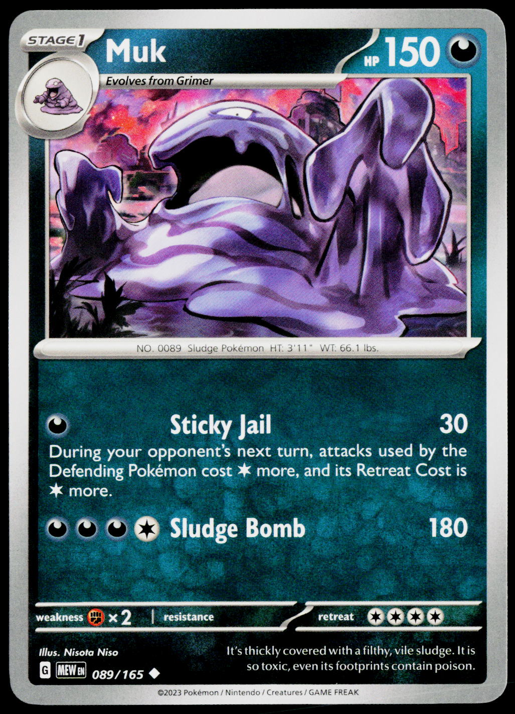 Muk 089/165 EN non-holo - original scanned front