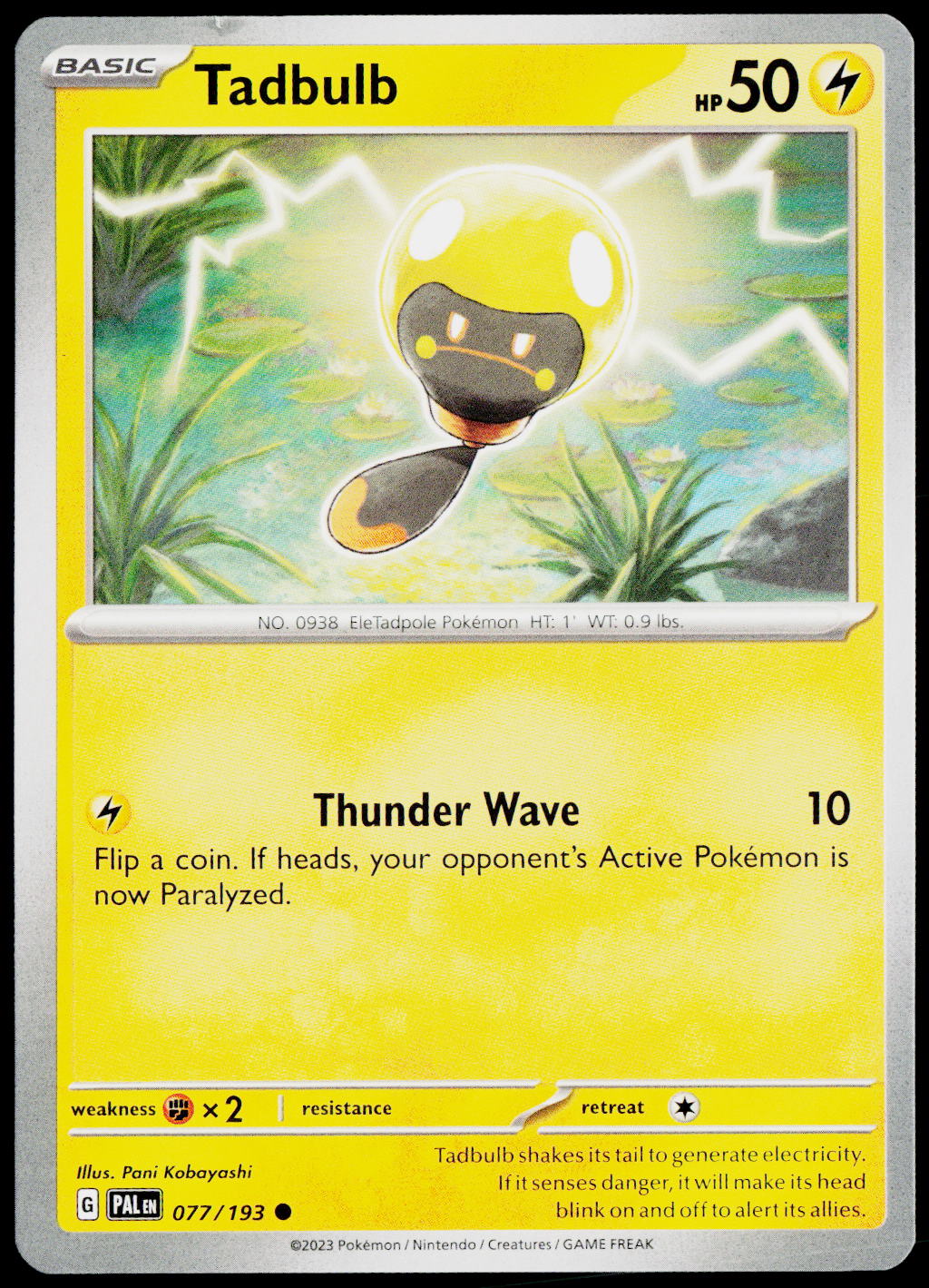Tadbulb 077/193 EN non-holo - original scanned front