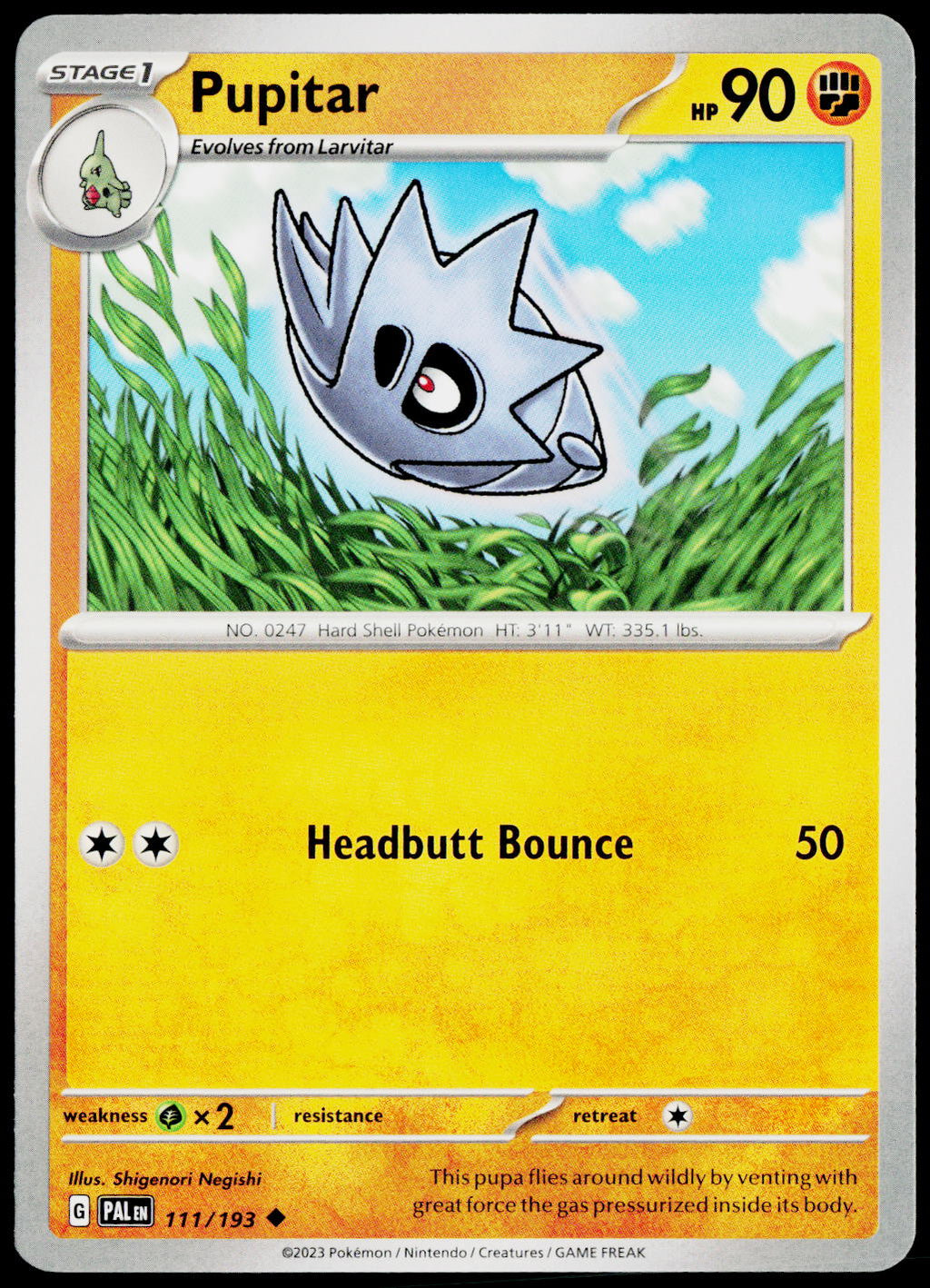 Pupitar 111/193 EN non-holo - original scanned front