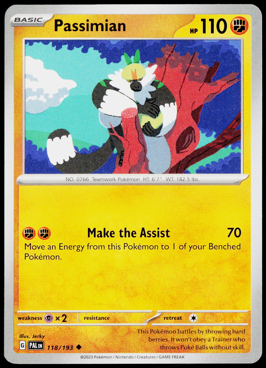 Passimian 118/193 EN non-holo - original scanned front