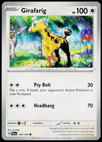 Girafarig 154/193 EN non-holo - original scanned front