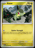 Axew 068/086 EN non-holo - original scanned front