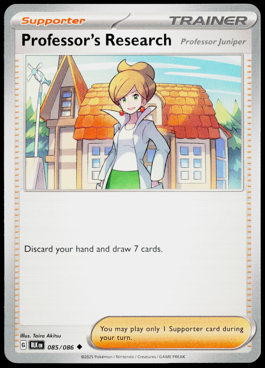 Professor's Research 085/086 EN non-holo - original scanned front