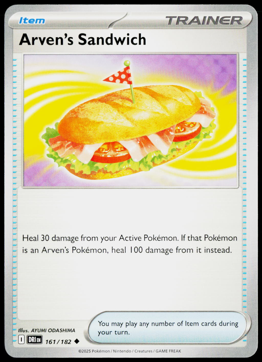 Arven's Sandwich 161/182 EN non-holo - original scanned front