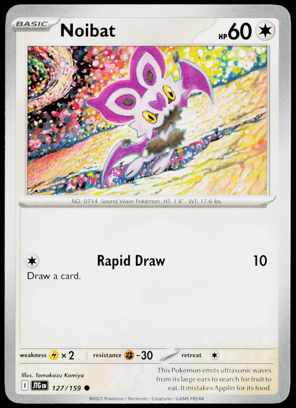 Noibat 127/159 EN non-holo - original scanned front