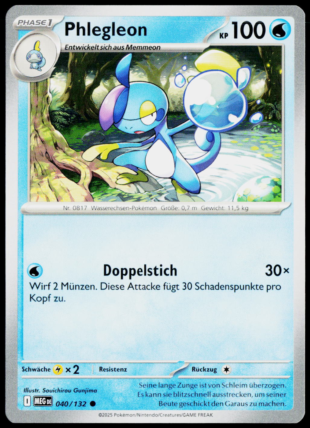 Drizzile 040/132 DE non-holo - original scanned front