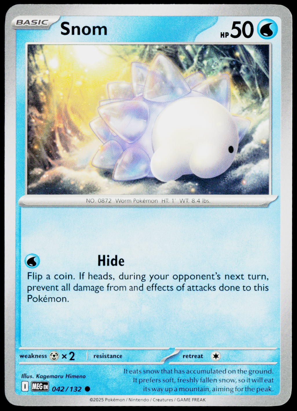Snom 042/132 EN non-holo - original scanned front