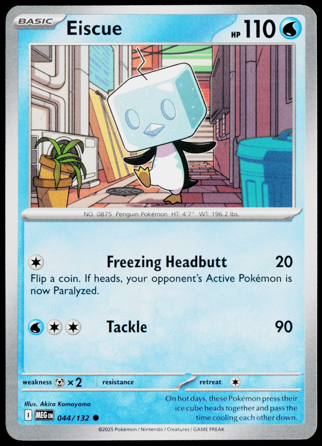 Eiscue 044/132 EN non-holo - original scanned front