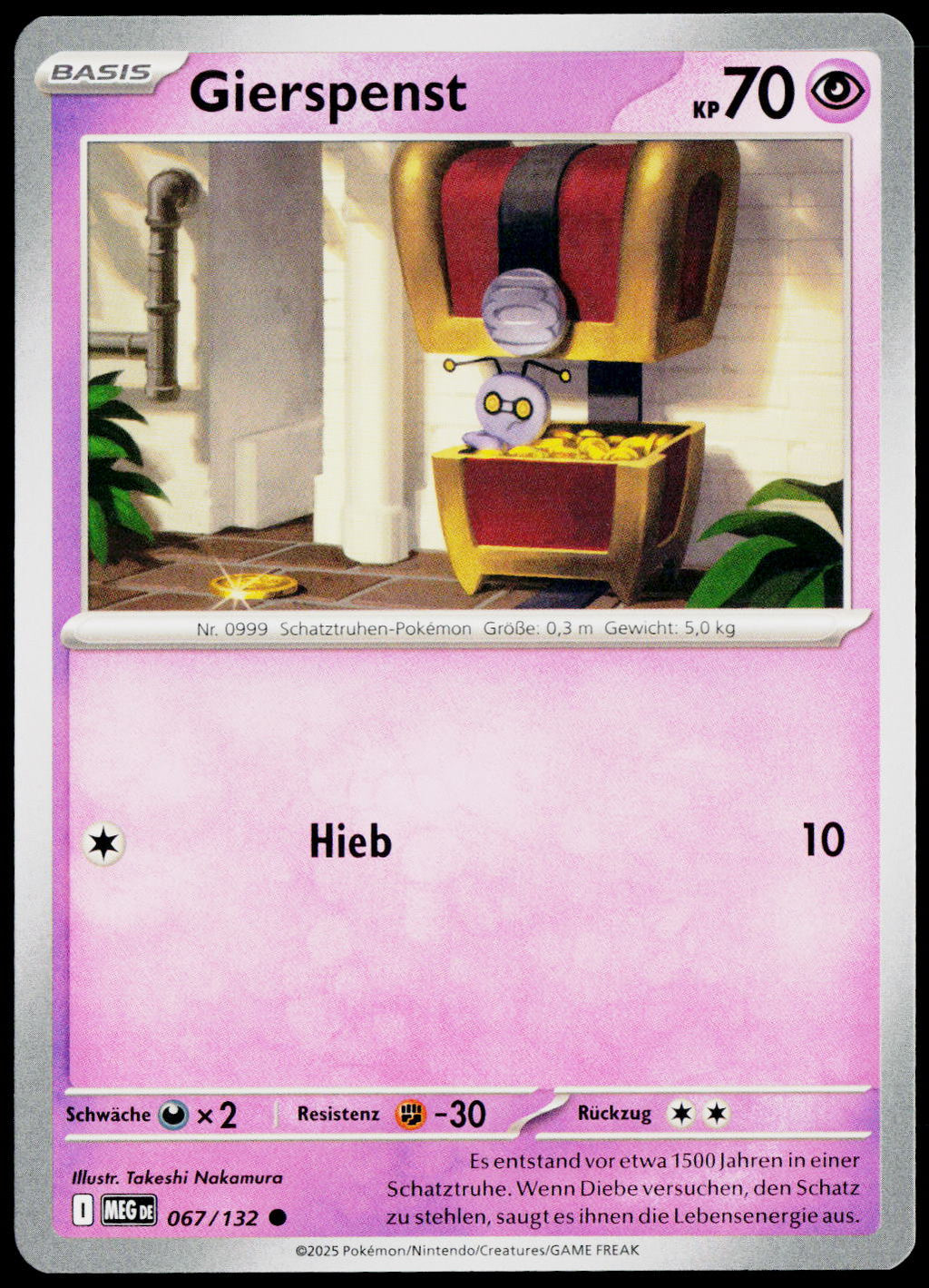 Gimmighoul 067/132 DE non-holo - original scanned front
