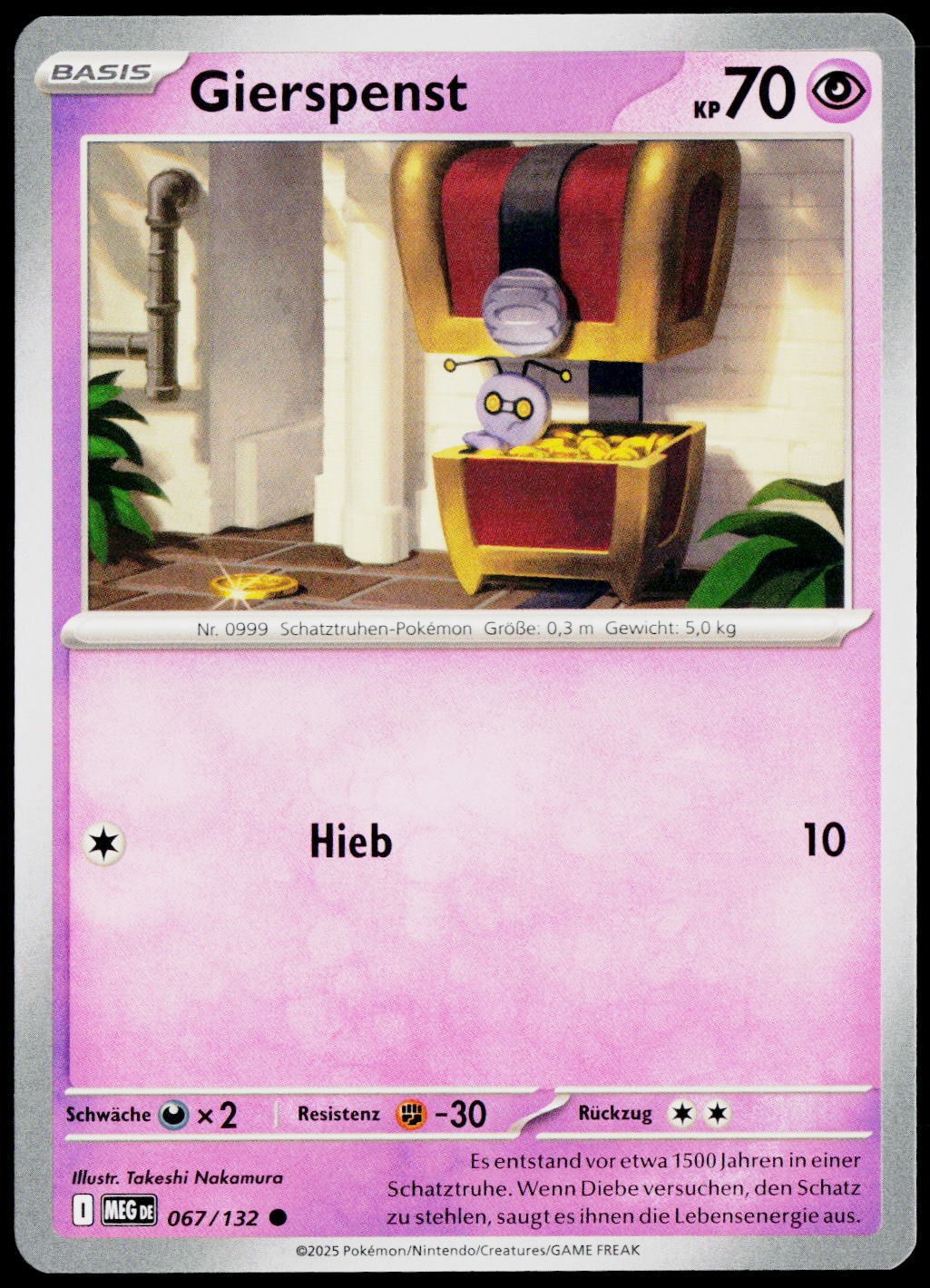 Gimmighoul 067/132 DE non-holo - original scanned front