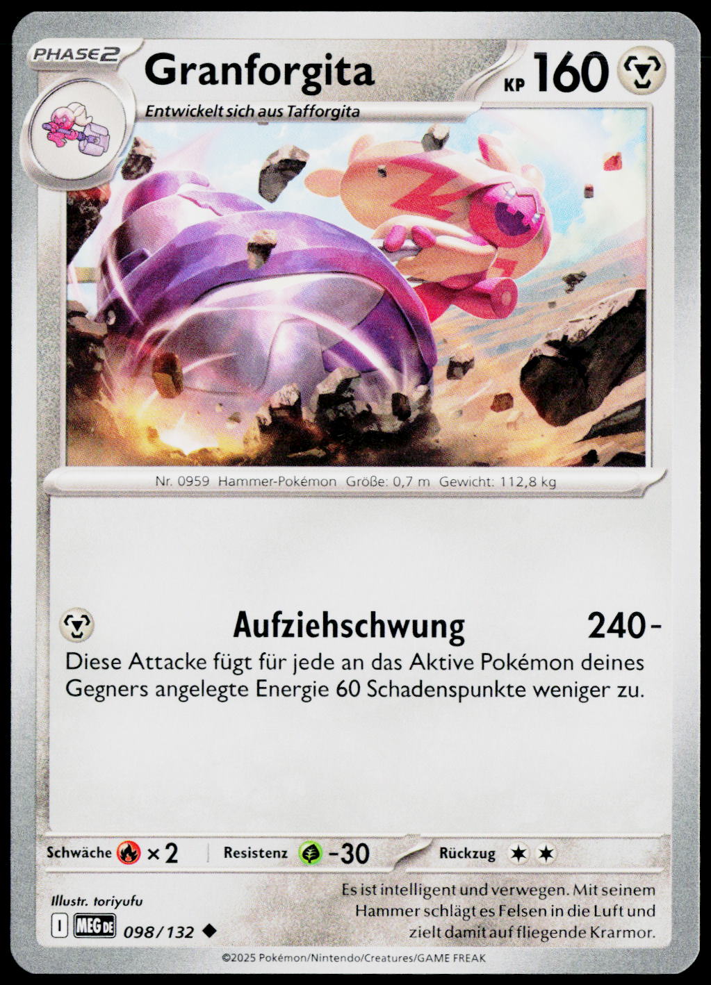 Tinkaton 098/132 DE non-holo - original scanned front