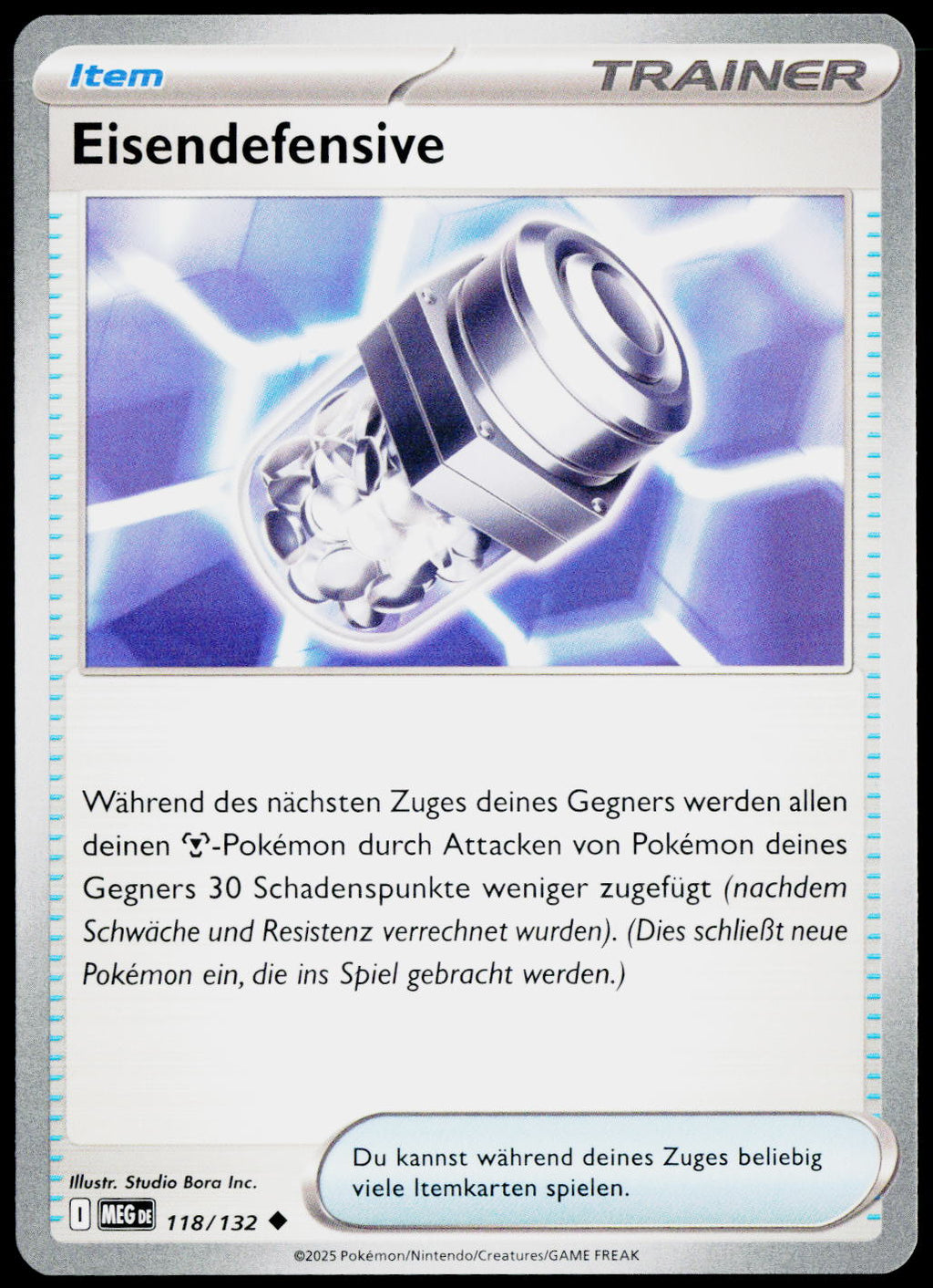 Iron Defender 118/132 DE non-holo - original scanned front