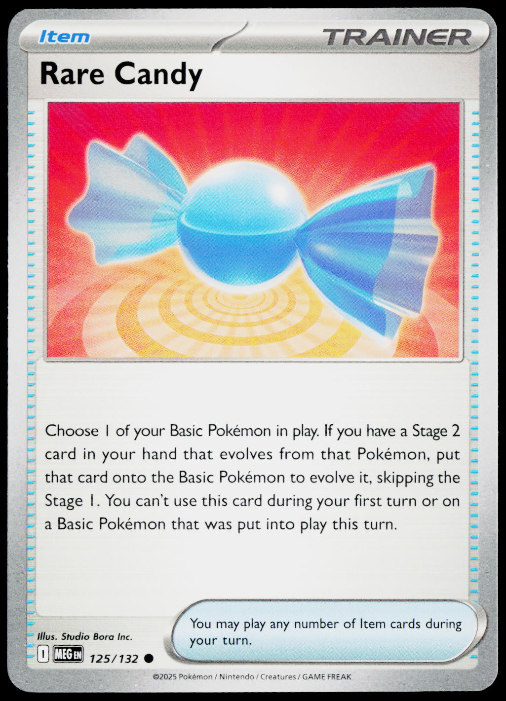 Rare Candy 125/132 EN non-holo - original scanned front