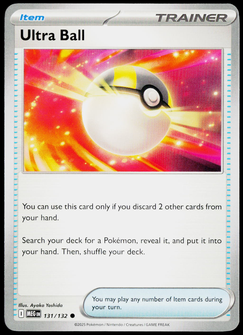 Ultra Ball 131/132 EN non-holo - original scanned front