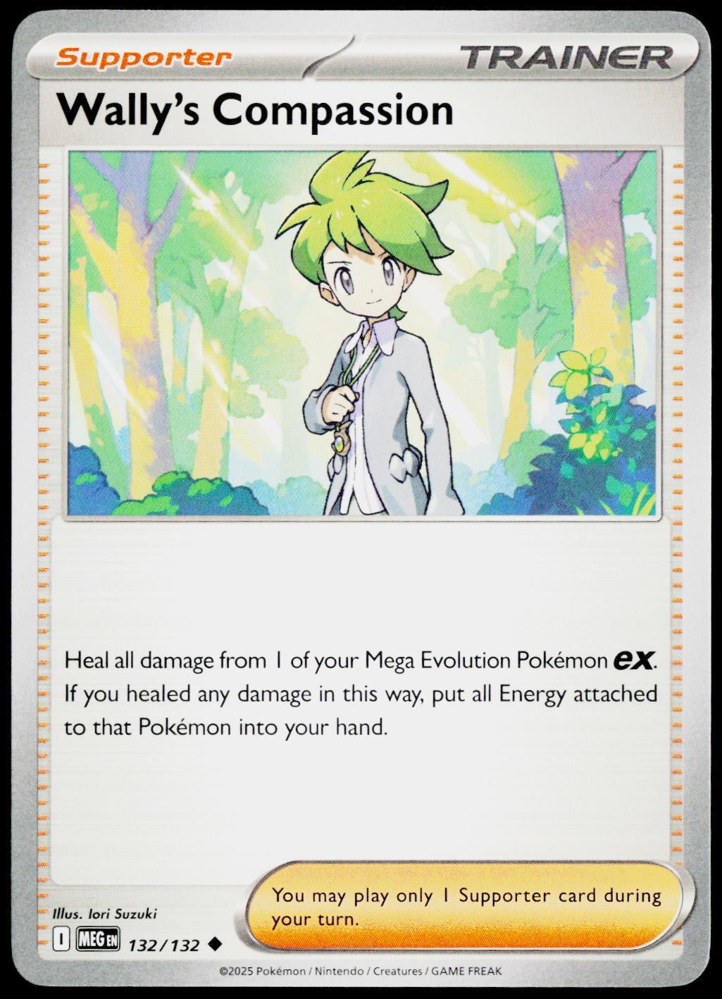 Wally's Compassion 132/132 EN non-holo - original scanned front
