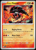 Paldean Tauros 028/193 EN non-holo - original scanned front