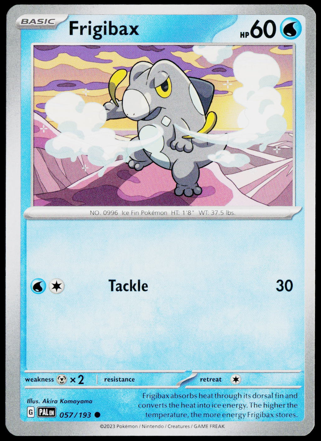 Frigibax 057/193 EN non-holo - original scanned front