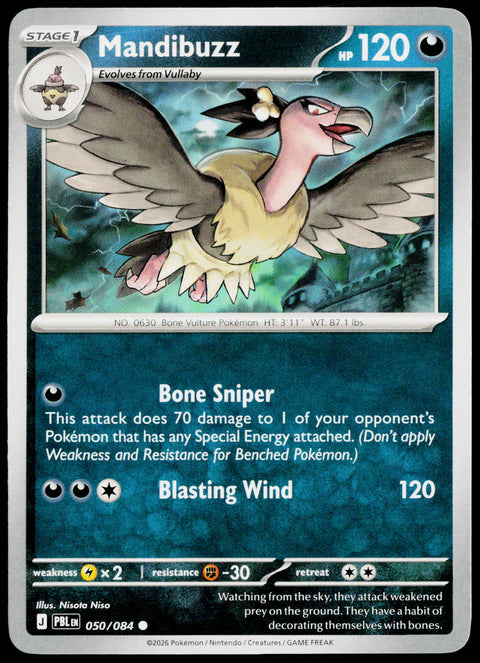 Mandibuzz 050/084 EN non-holo - original scanned front