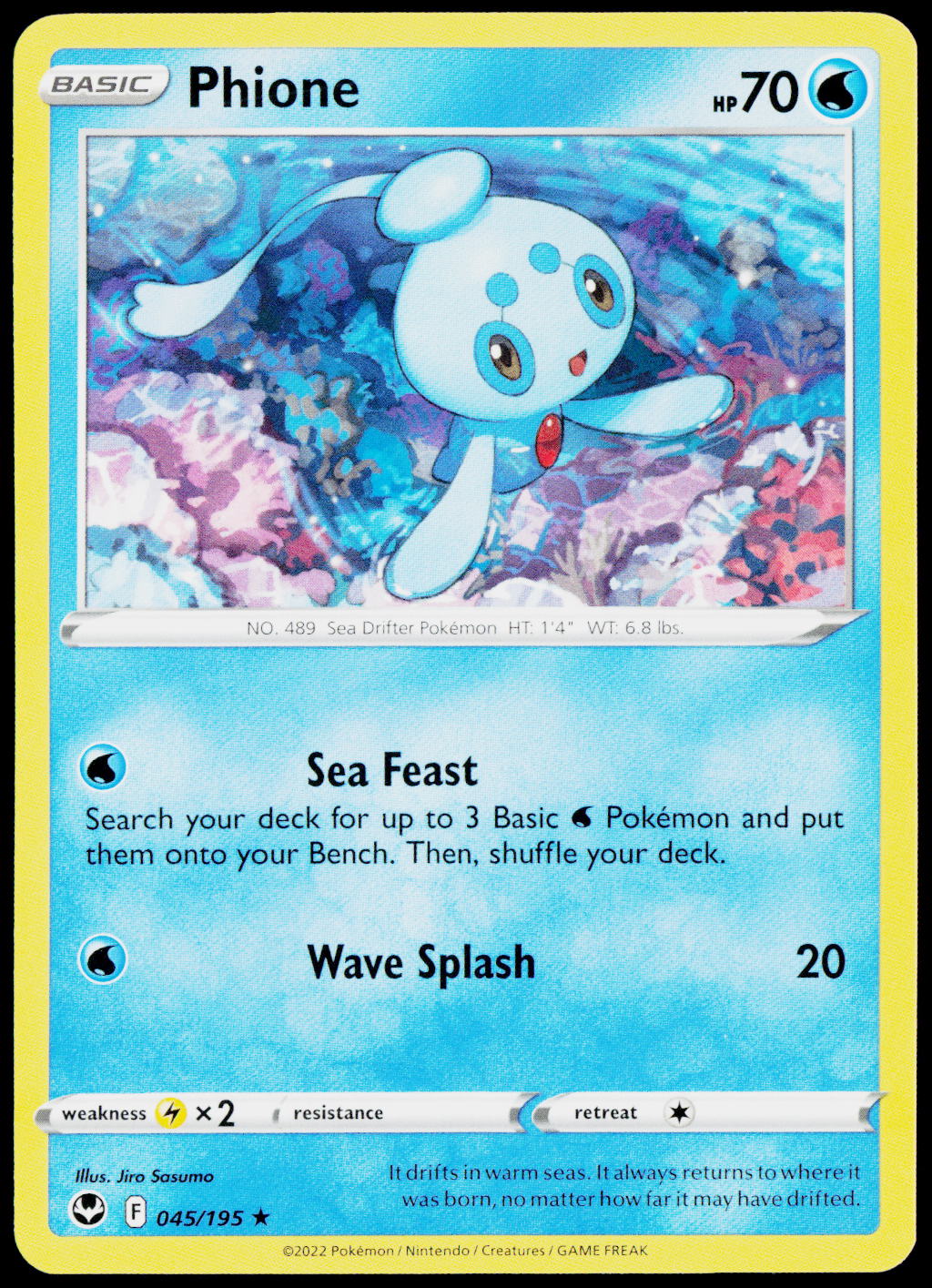 Phione 045/195 EN non-holo - original scanned front