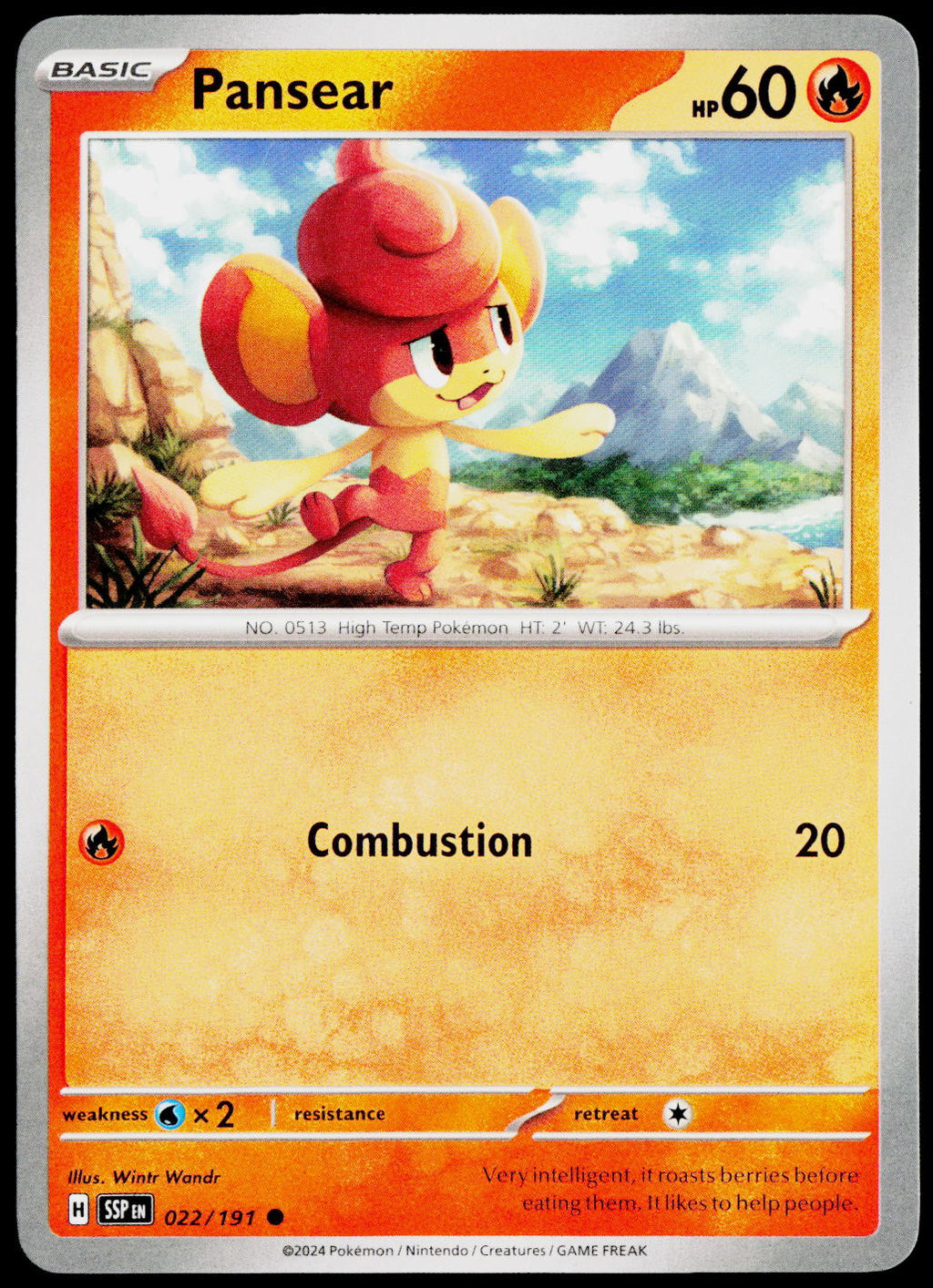 Pansear 022/191 EN non-holo - original scanned front