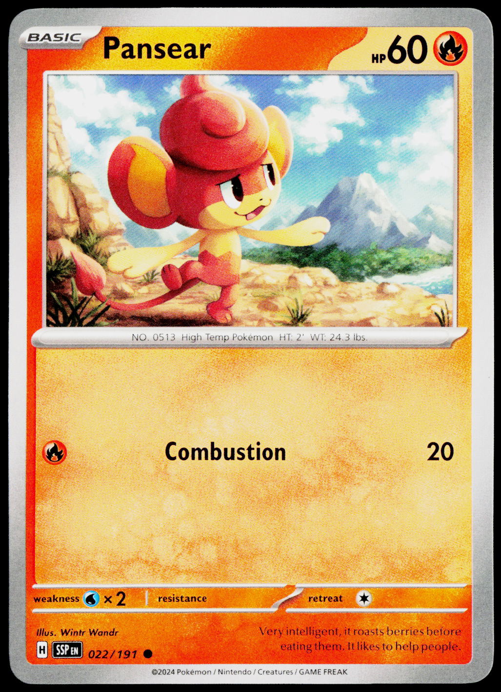 Pansear 022/191 EN non-holo - original scanned front