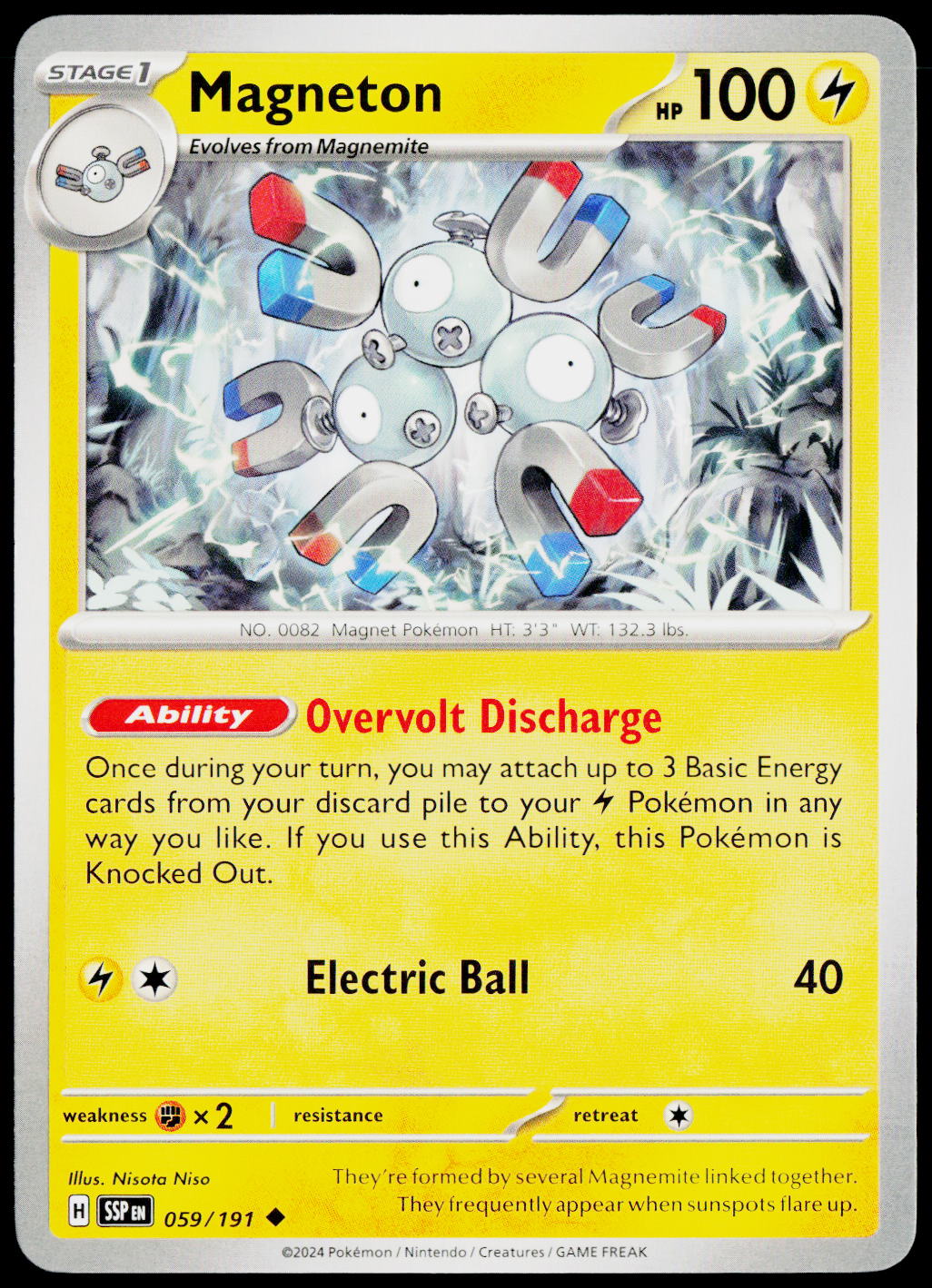 Magneton 059/191 EN non-holo - original scanned front