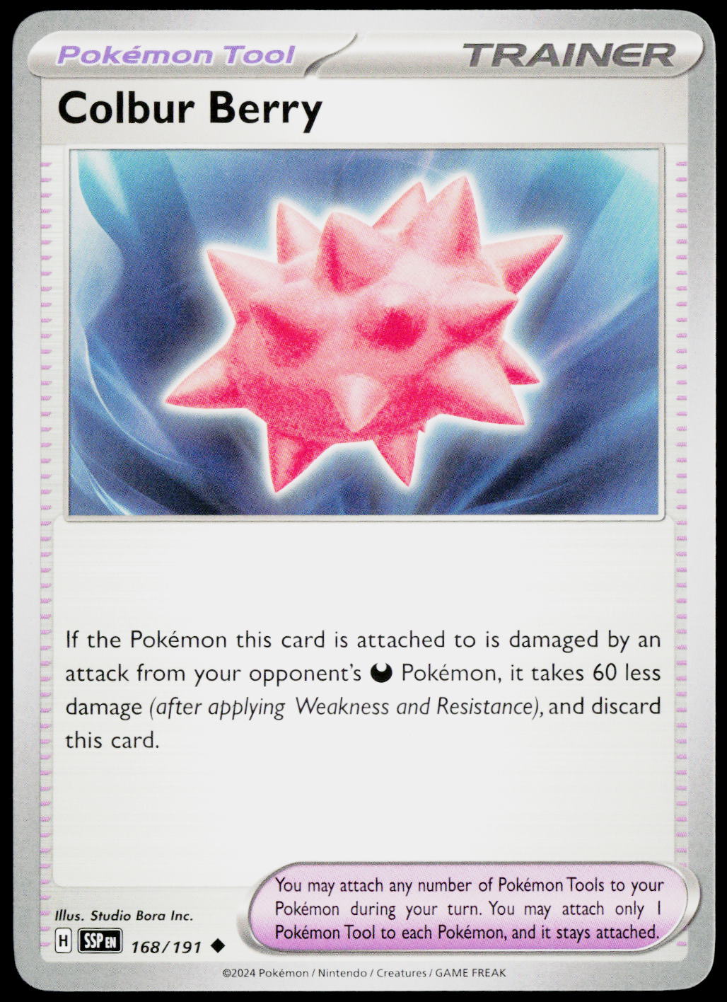 Colbur Berry 168/191 EN non-holo - original scanned front