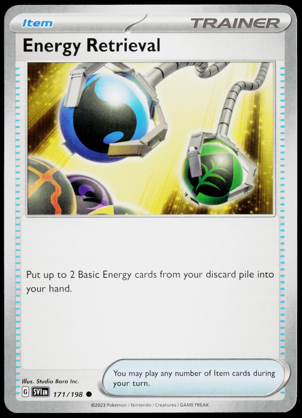 Energy Retrieval 171/198 EN non-holo - original scanned front