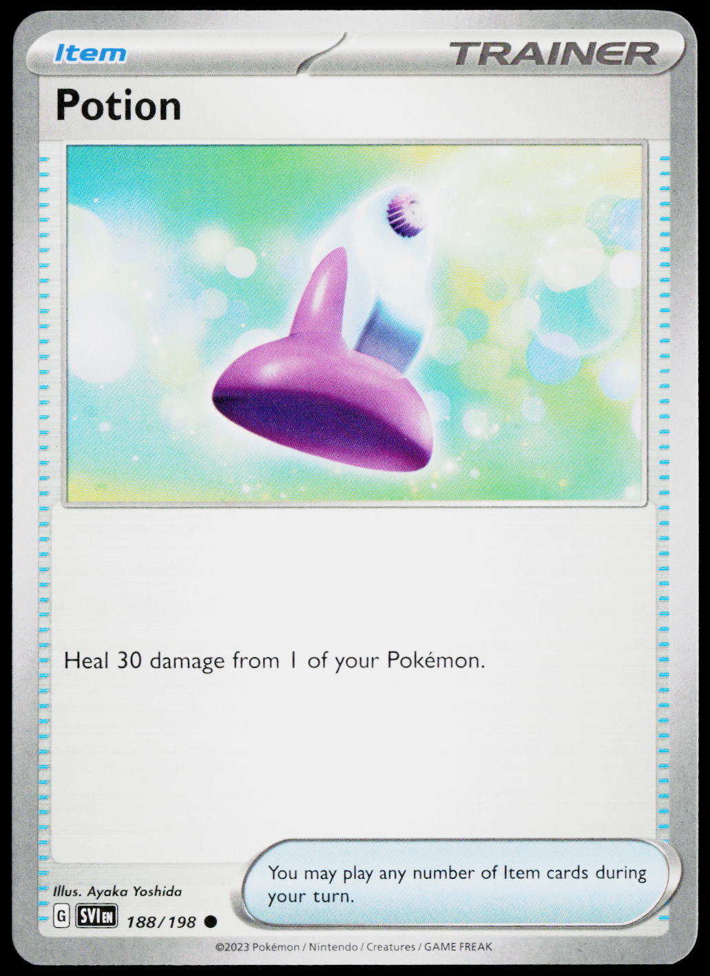 Potion 188/198 EN non-holo - original scanned front