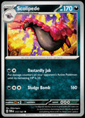 Scolipede 117/167 EN non-holo - original scanned front